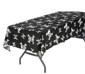 OBRUS PLASTIKOWY CZASZKI 137X274 CM