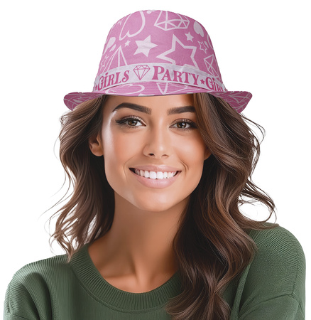 KAPELUSZ RÓŻOWY "PARTY GIRLS"