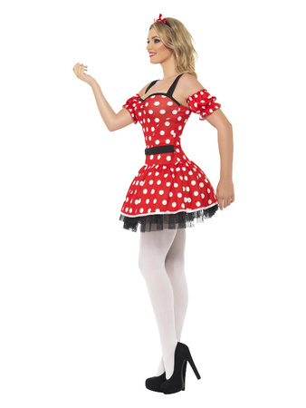 SUKIENKA MYSZKI W GROSZKI