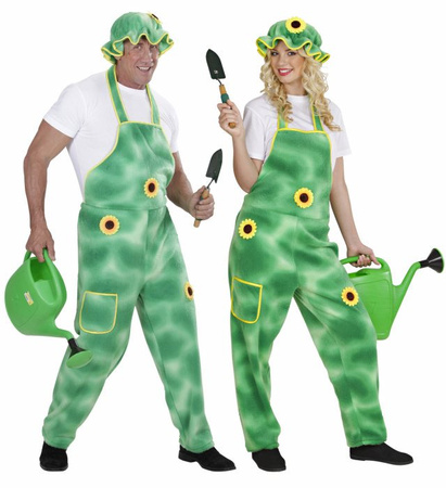 "GARDEN" (overalls, hat)