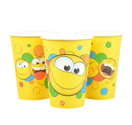 KUBKI PAPIEROWE MINKI 200 ML 8 SZT