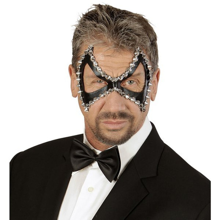 MASKA CZARNA Z ĆWIEKAMI