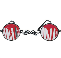KRWAWE OKULARY HALLOWEEN