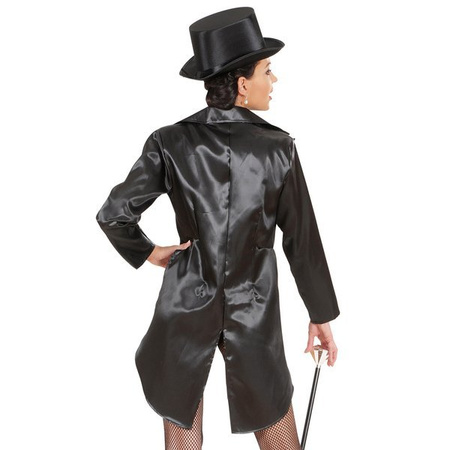 ŻAKIET SATYNOWY CZARNY