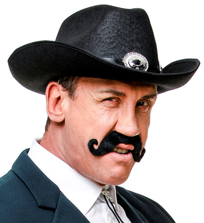 WĄSY DŻENTELMENA CZARNE 