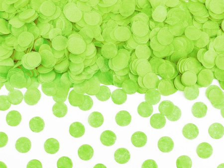 Konfetti Kółka, zielone jabłuszko, 15g (1 karton / 50 op.)