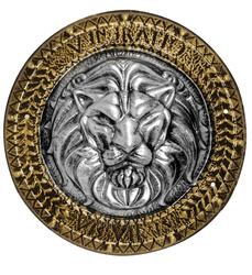 TARCZA RZYMSKA LEW 44 CM