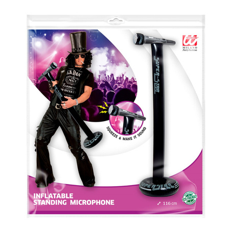 DMUCHANY MIKROFON NA STOJAKU