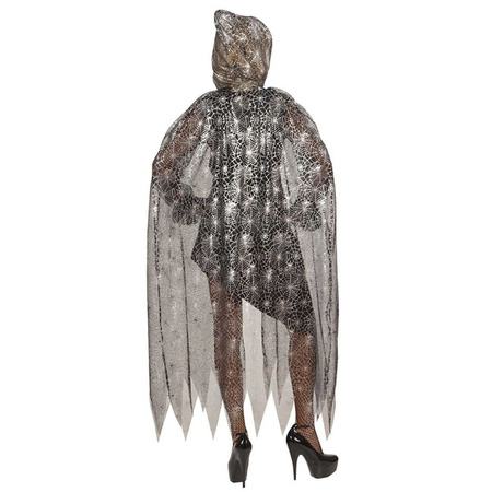 PELERYNA PAJĘCZYNY PAJĄKÓW 136 CM