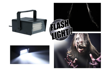 LAMPA BŁYSKOWA 12X8X5 CM 35W HALLOWEEN