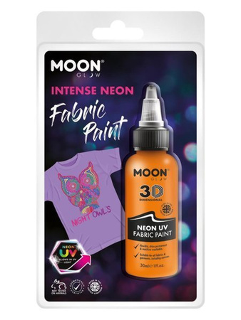 POMARAŃCZOWA FARBA DO TKANIN NEON UV