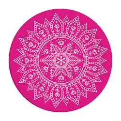 ZESTAW MANDALA FUKSJA TALERZYKI+KUBECZKI