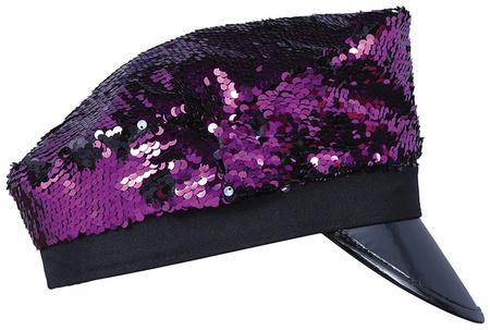 FUXIA SEQUIN CAP