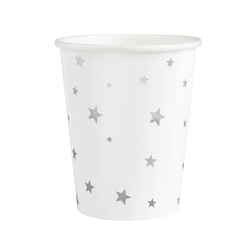 KUBECZKI W SREBRNE GWIAZDKI 6SZT