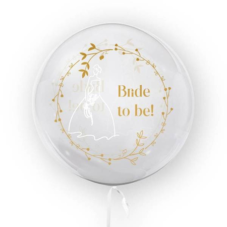 BALON 45 CM – "BRIDE TO BE 2"