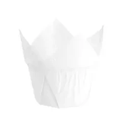 PAPILOTKI NA MUFFINKI BIAŁE 20 SZT