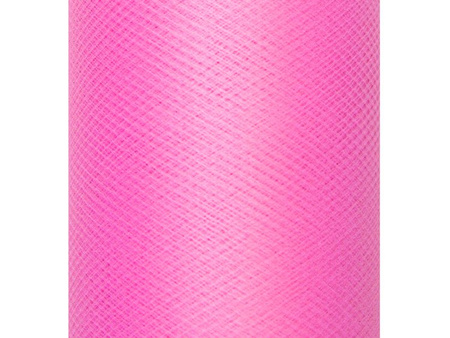 TIUL SZTYWNY GŁĘBOKI RÓŻ 30 cm x 50 m