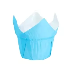 PAPILOTKI NA MUFFINKI NIEBIESKIE 20 SZT