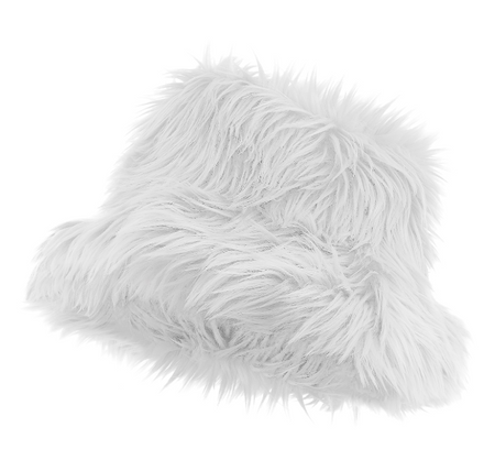 CZAPKA PLUSZOWA BIAŁA