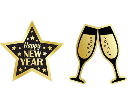 GIRLANDA SYLWESTROWA HAPPY NEW YEAR 300 CM