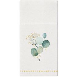 SERWETKI KIESZONKI AIRLAID EUKALIPTUS 40 X 40 CM 25 SZT.