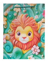 TORBA PREZENTOWA MAŁY LEW 26X32X10 CM