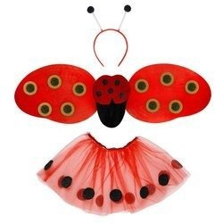 ZESTAW BIEDRONKI SPÓDNICZKA OPASKA SKRZYDŁA