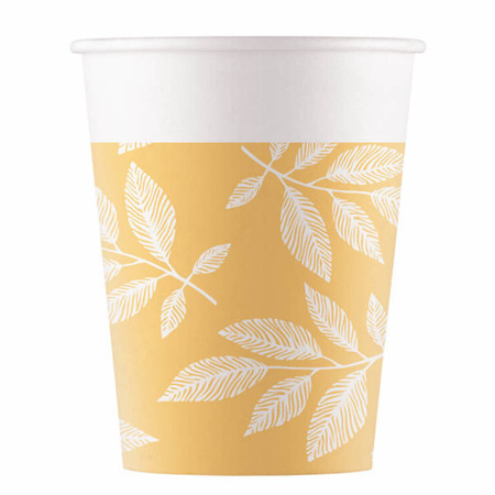 ZESTAW GAŁĄZKI POMARAŃCZOWE TALERZYKI+SERWETKI