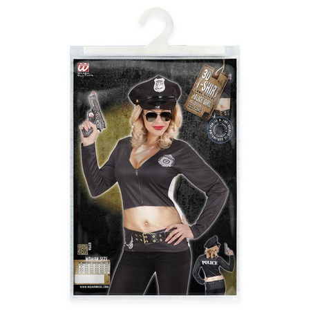 BLUZKA DAMSKA POLICJANTKA 3D 