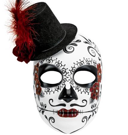 MASKA LOS MUERTOS Z KAPELUSZEM 