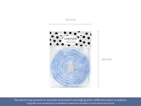 Lampion papierowy, lawenda, 20cm (1 karton / 30 szt.)