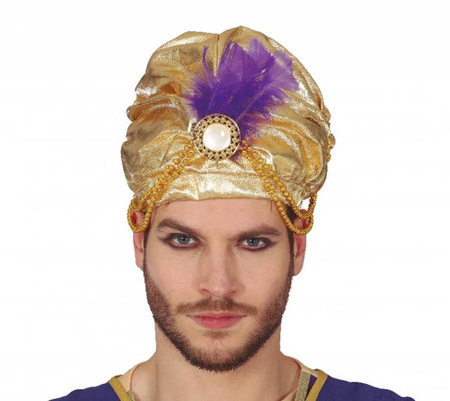 TURBAN ZŁOTY