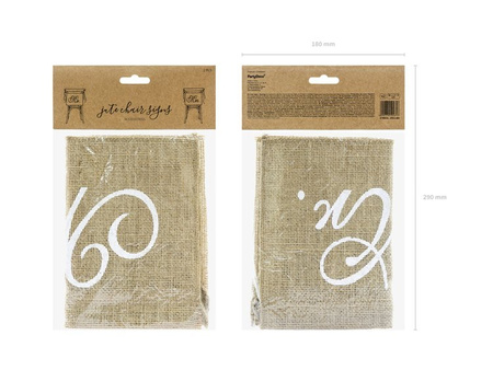 ZAWIESZKI NA KRZESŁO MR I MRS 2 szt.