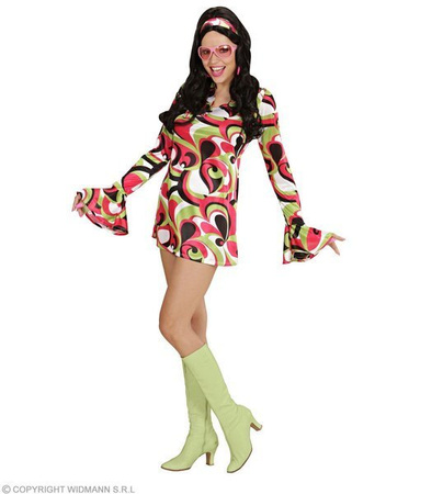 SUKIENKA HIPPIE BŁĘKITNA