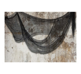 ZASŁONA NA HALLOWEEN SZARA