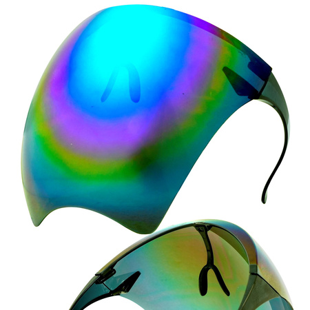 OSŁONA NA TWARZ NIEBIESKO-FIOLETOWA 