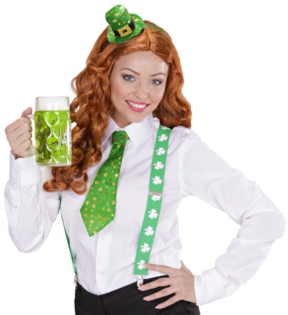 KRAWAT ZIELONY ŚW.PATRYKA