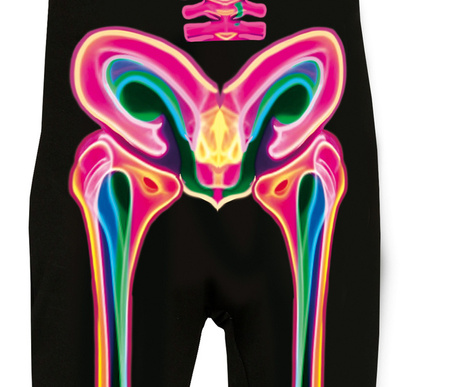 STRÓJ DAMSKI NEONOWY KOŚCIOTRUP 