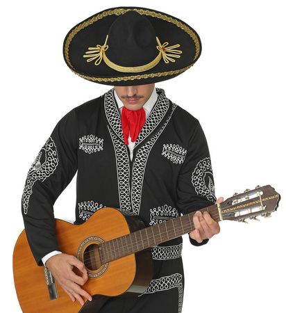 SOMBRERO MEKSYKAŃSKIE CZARNE