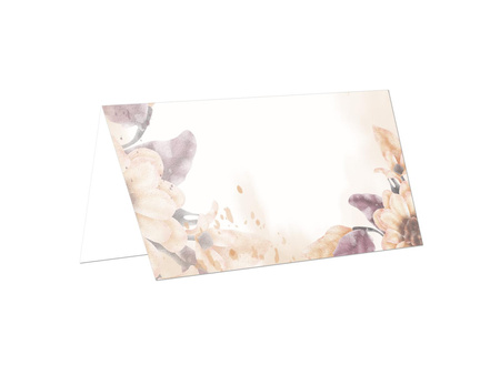 WINIETKI SKŁADANE BEŻOWE KWIATY 10 SZT