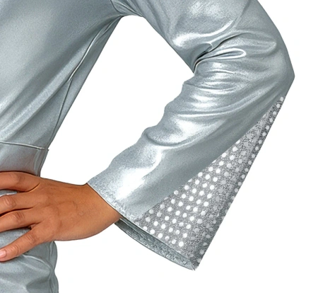 STRÓJ MĘSKI DISCO SREBRNY