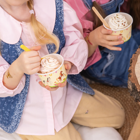 KUBECZKI DO LODÓW KONIKI 150 ML 6 SZT