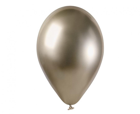 BALONY LATEKSOWE GEMAR 33 cm SZAMPAŃSKIE 5 szt. GLOSSY