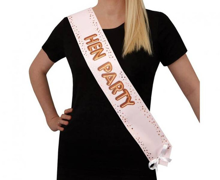 Szarfa na wieczór panieński Glitz & Glamour, 4 sztuki