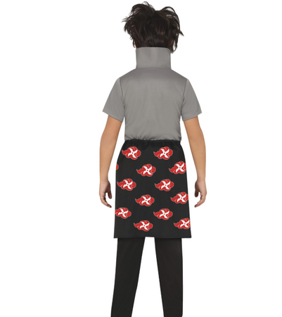 STRÓJ CZARNY NINJA DLA CHŁOPCÓW