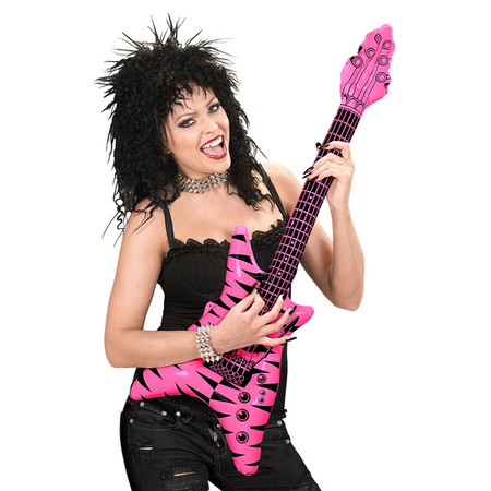 GITARA 107CM DMUCHANA TYGRYS RÓŻOWA