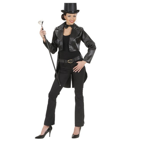 ŻAKIET SATYNOWY CZARNY