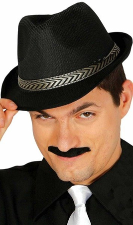 CZAPKA GANGSTERA CZARNA