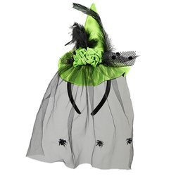 OPASKA CZAROWNICY Z ZIELONYM KAPELUSIKIEM