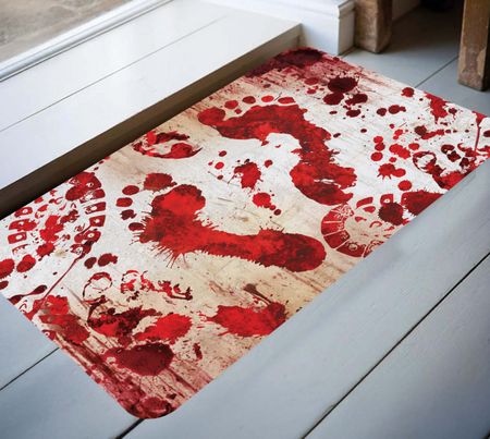 WYCIERACZKA POD DRZWI KRWAWE HALLOWEEN 60x40 CM